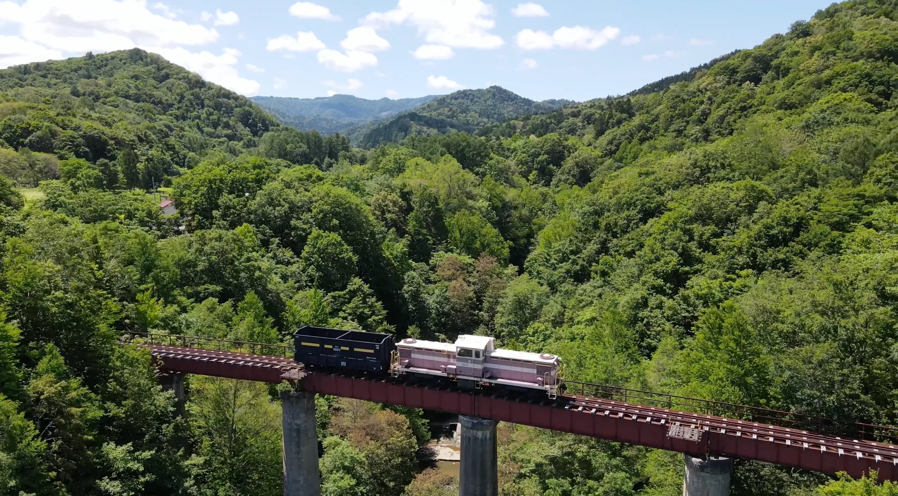 220721旧三井芦別鉄道炭山川l橋梁