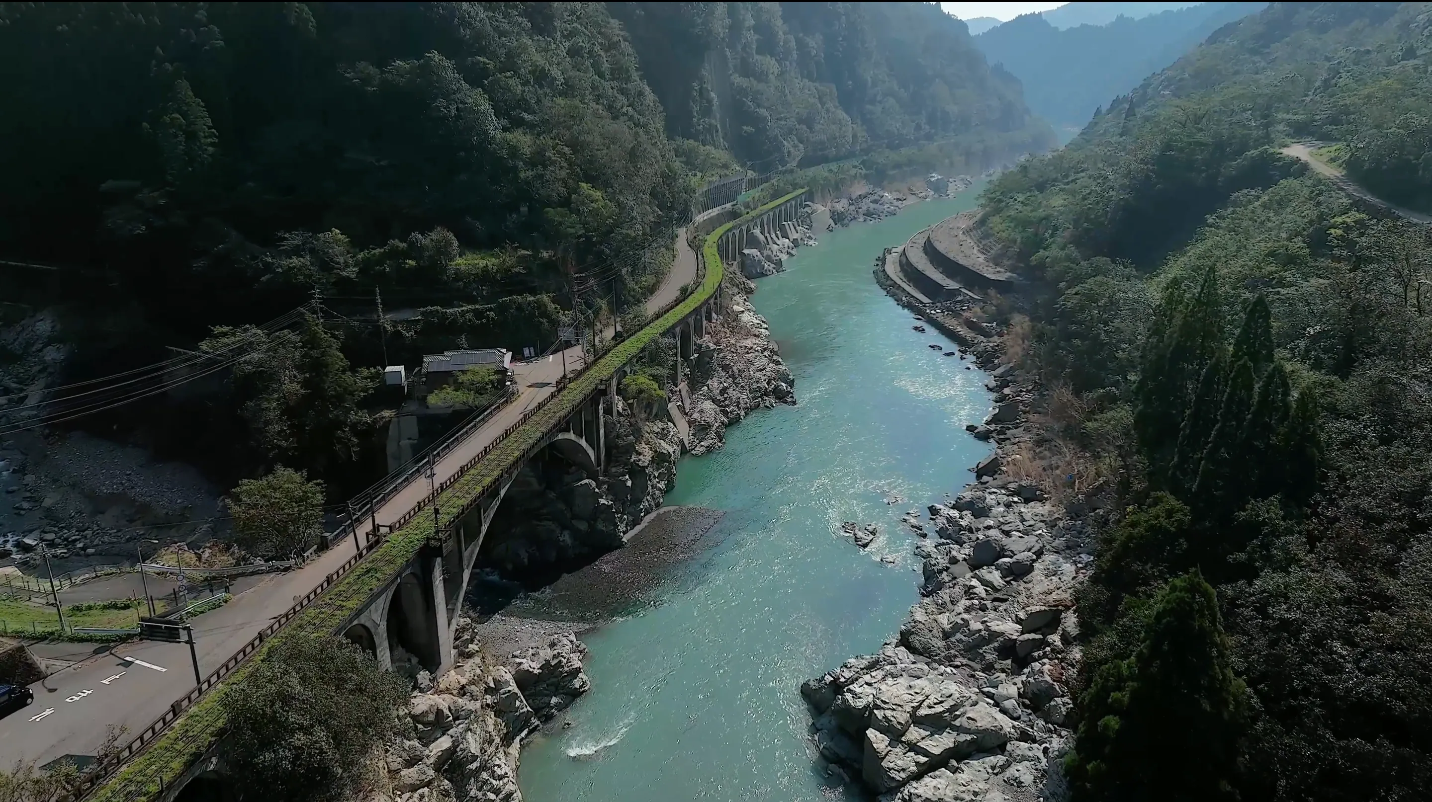 221002 สะพานสึนะโนะเสะในอดีต / สะพานมากิมิเนะ โอฮาชิ